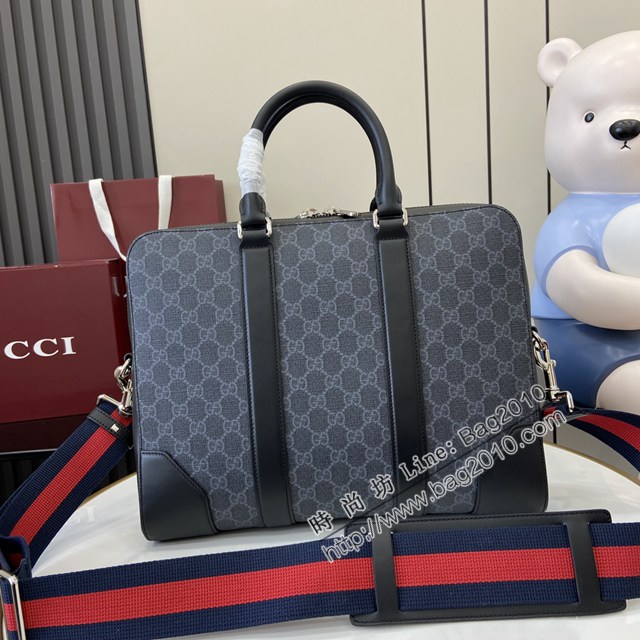 Gucci專櫃古馳最新款男士手提公事包 jh2716型號:  474135
